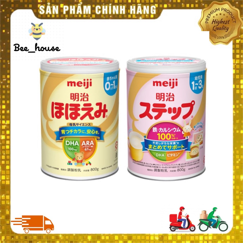 Sữa meiji lon số 0 và số 9 (800gr) nội địa Nhật giúp bé phát triển toàn diện thể chất và trí tuệ -𝗕𝗘𝗘𝗛𝗢𝗨𝗦𝗘