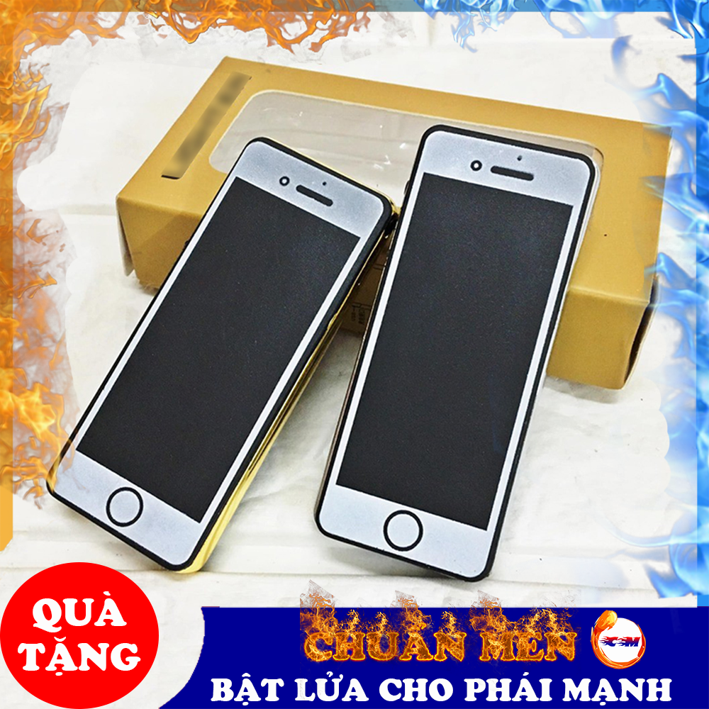 Bật lửa điện hồng ngoại Chuẩn Men sạc usb kiểu dáng hình chiếc điện thoại cảm ứng độc lạ - GD0457