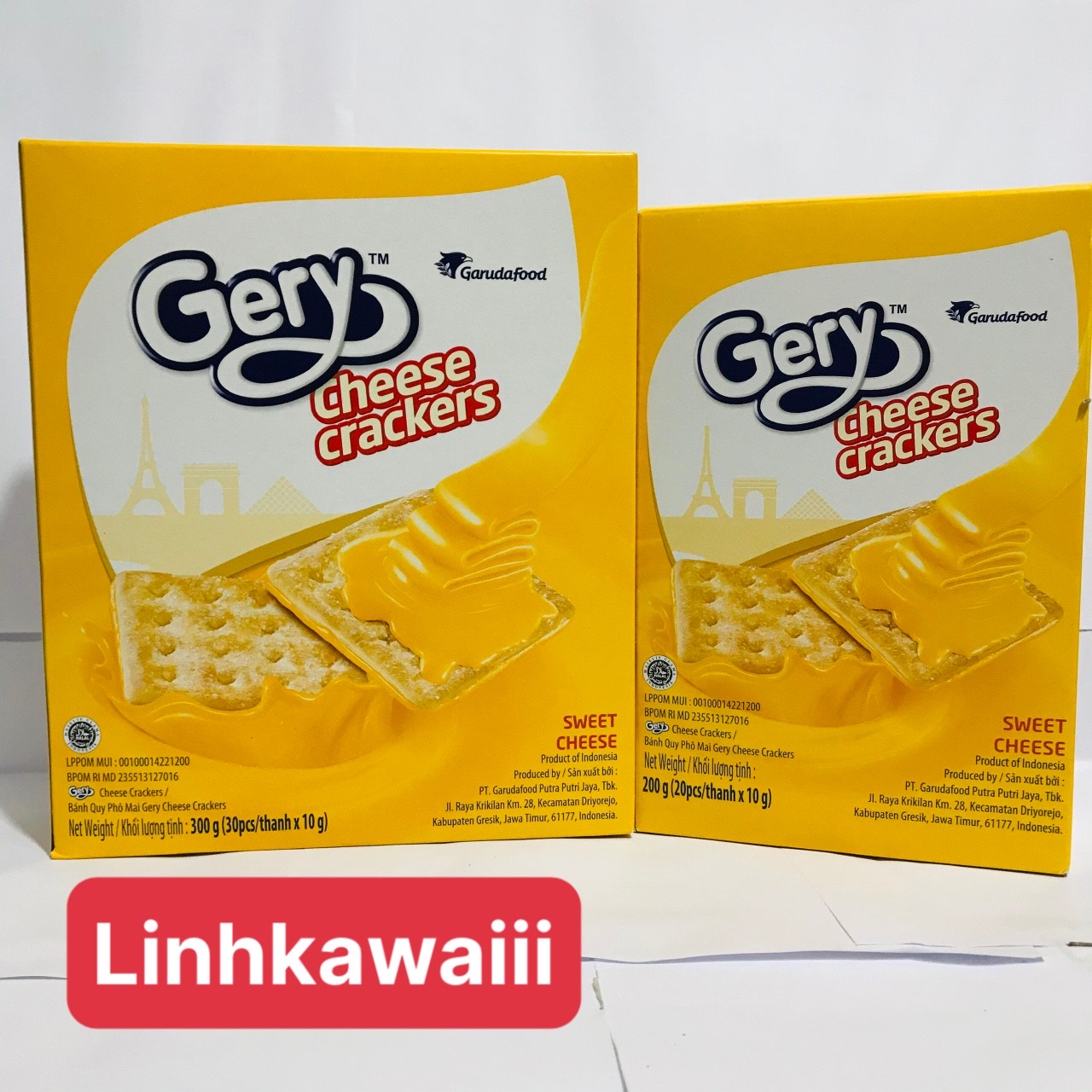 Bánh Gery Phô Mai Cheese Cracker 200-300g