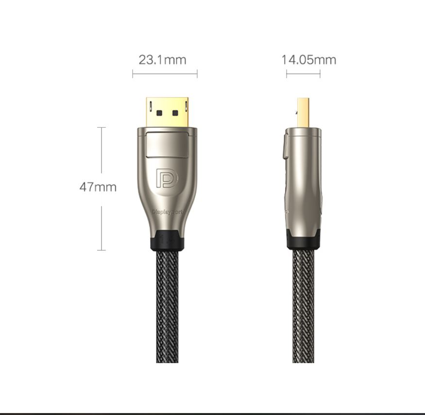 Cáp Displayport 1.4 hỗ trợ 8K dài 1-3M UGREEN DP112 Cáp Displayport 1.4 hỗ trợ 8K dài 1-3M UGREEN DP112