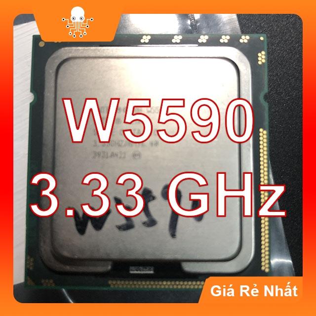 Cpu intel xeon w5590 4 nhân - 8 luồng 3.33ghz socket 1366 - dual cpu render / nox tương đương i7 8700