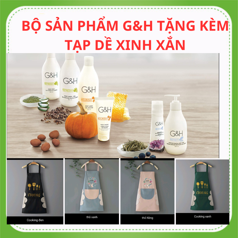 [ XẢ HÀNG] G&H NOURISH SỮA TẮM dưỡng ẩm dạng Kem hoặc dạng Refresh trà xanh BODY WASH 400ml từ thiên nhiên đã có mặt tại shop366tuongvy