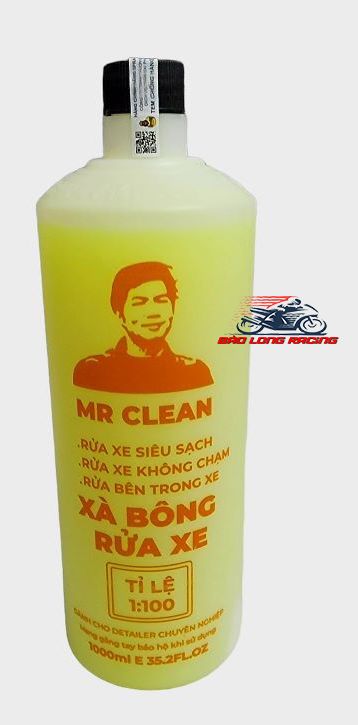 Xà Bông MR CLEAN SprayKing 1 lít Không Chạm Rửa Xe Vệ Sinh Chuyên Dụng cho xe máy Oto PKL Siêu Tiết Kiệm Chi Phí