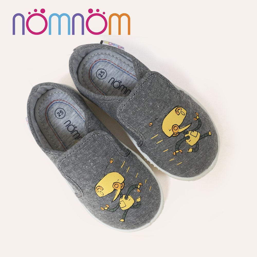 Giày slipon trẻ em nomnom ep b1941 ghi