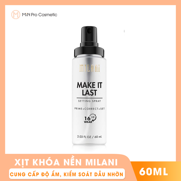 Xịt khóa nền Milani Make It Last Setting Spray 60ml