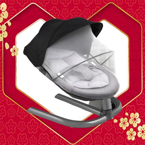 Nôi bập bênh cho bé có màn chống muỗi