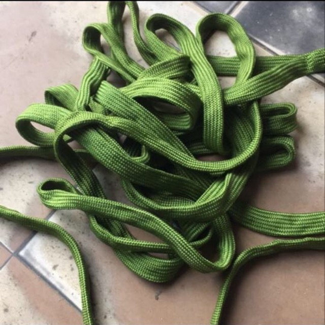 Dây Dù Xanh Sài Gòn Bản 2,5cm Hàng Loại 1 - Giá 1M