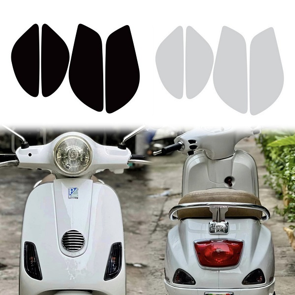 Decal Bảo Vệ Đèn Xi Nhan Cho Các Dòng Vespa LX S LXV ( Tất Cả Các Đời )