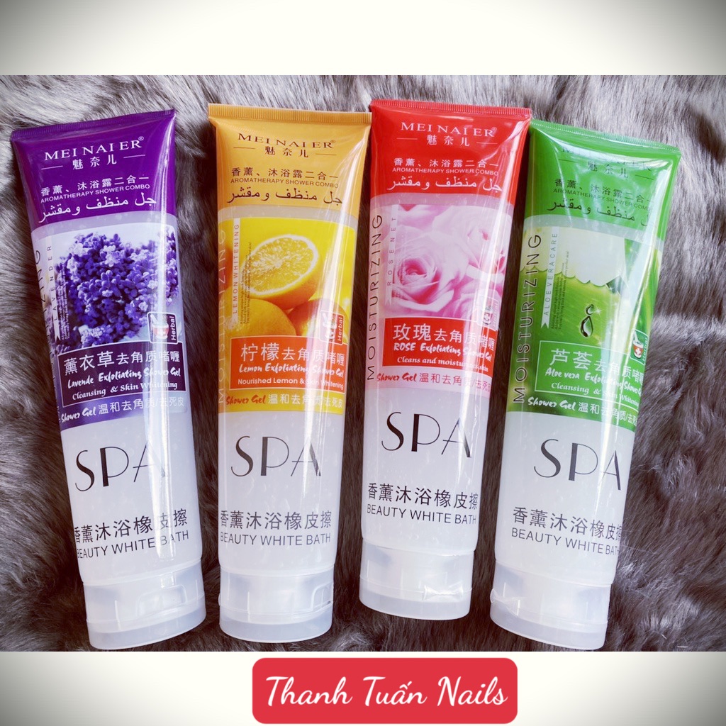 Gel tẩy da chết body spa - đồ nail
