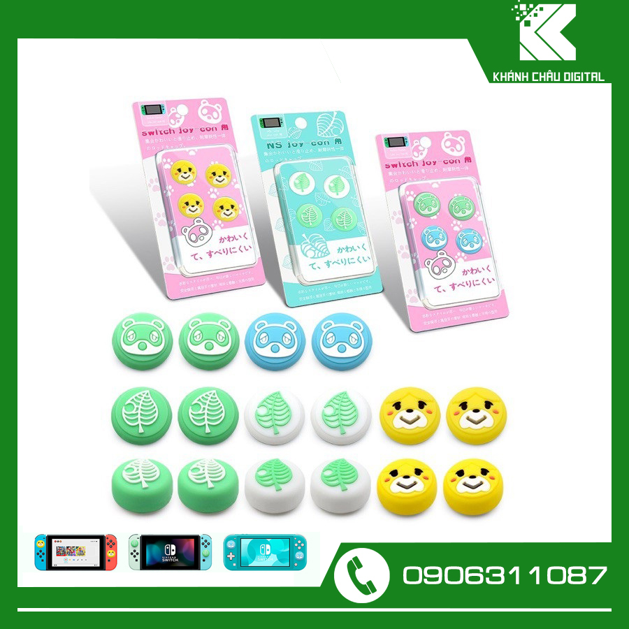 [HCM]Núm Bọc Cần Analog Joycon Cho Nintendo Switch OLED/ NS/ NSLite - Phiên Bản Animal Crossing