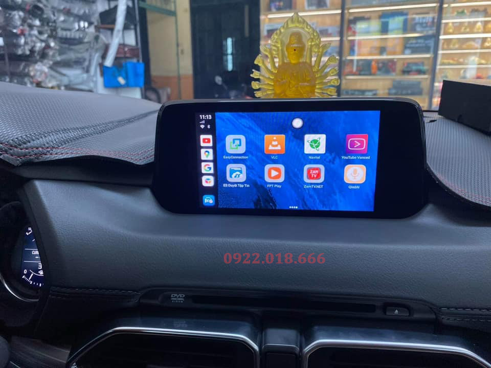 Bộ carplay android box ai lắp xe mazda cắm sim 4g - ram 4g,rom 64gb tặng vietmap s2 free