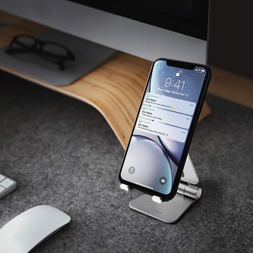 Giá đỡ tomtoc alumium đa góc dành cho nintendo switch/ipad mini/iphone/smartphone