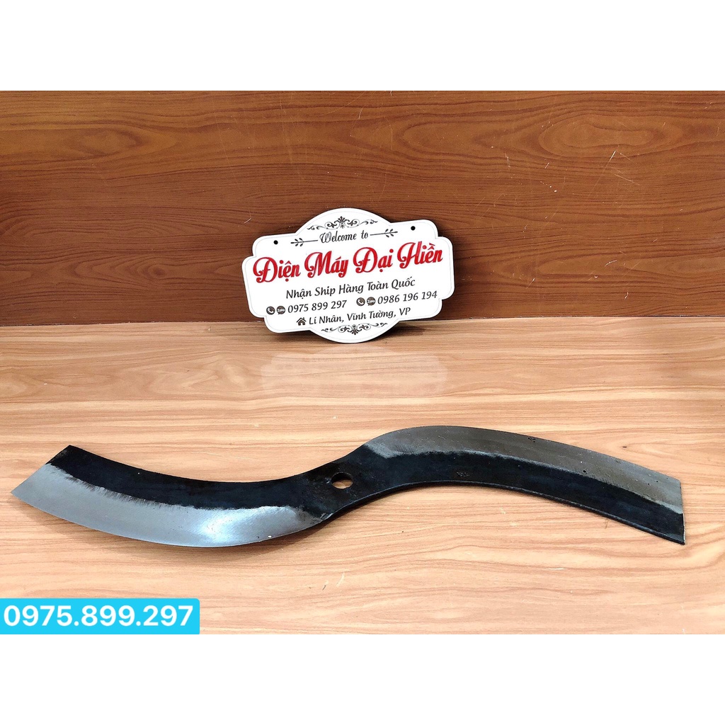 [ CAM KẾT NHÍP XE ] Lưỡi Dao Máy Thái Chuối Băm Cỏ Voi Dài 50cm - 60 - 65CM Trục 20mm . NHẬN ĐẶT HÀNG THEO YÊU CẦU