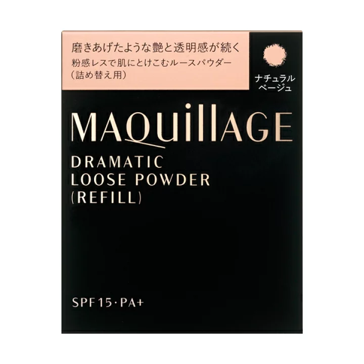 Lõi phấn phủ dạng bột Shiseido Maquillage Dramatic Loose Powder SPF15.PA+ 10g - Japan