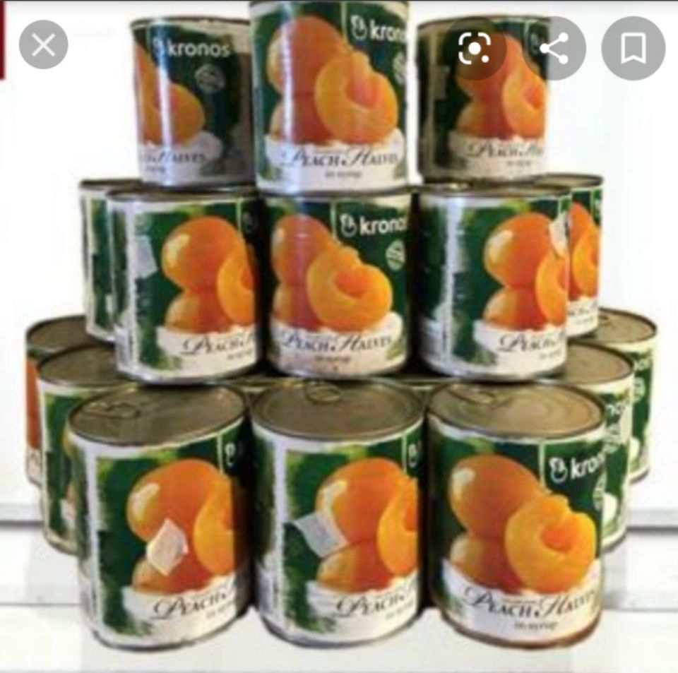 Đào ngâm kronos 820gr