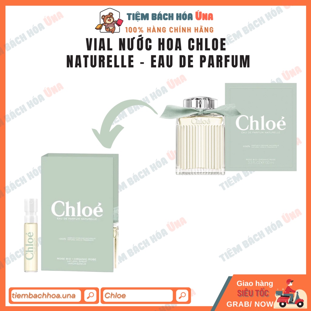 Vial, mẫu thử nước hoa Chloe Eau de Parfum Naturelle minisize