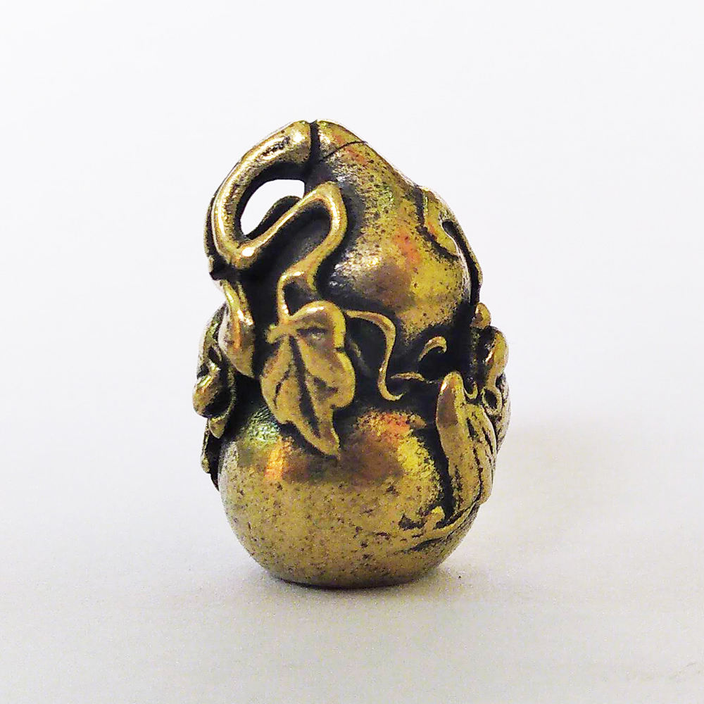 Quả bầu mini bằng đồng giá rẻ làm phụ kiện tiểu cảnh, phụ kiện bàn trà, trang trí bonsai, làm móc khóa