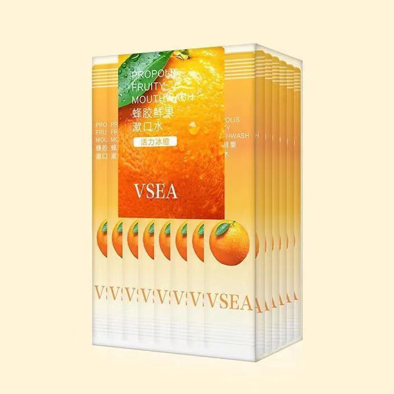 [20 gói]Nước Xúc Miệng Men Vi Sinh Dạng Gói Tiện Lợi Sử Dụng 1 Lần Giúp Sạch Khoang Miệng Ngăn Ngừa Sâu Răng Mảng Bám