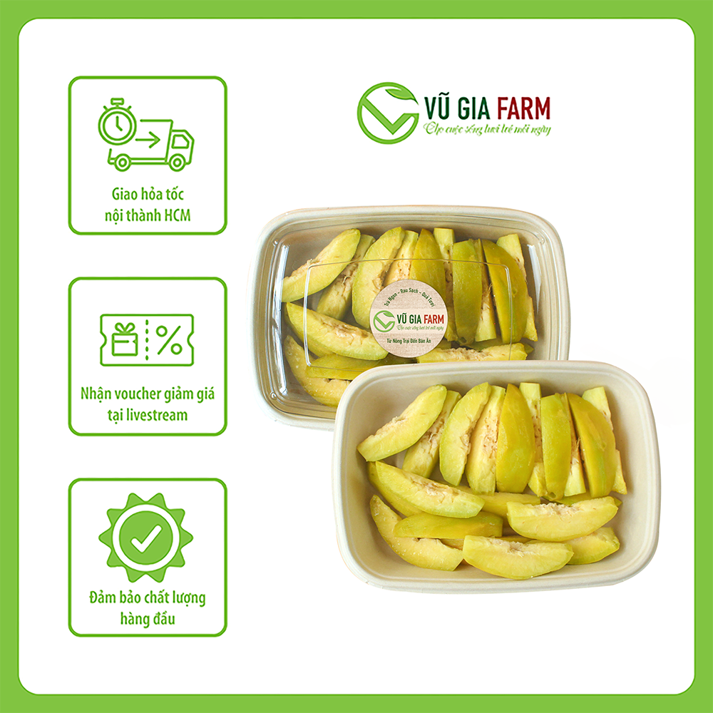 Hộp cóc non cắt sẵn 200g/400g/hộp