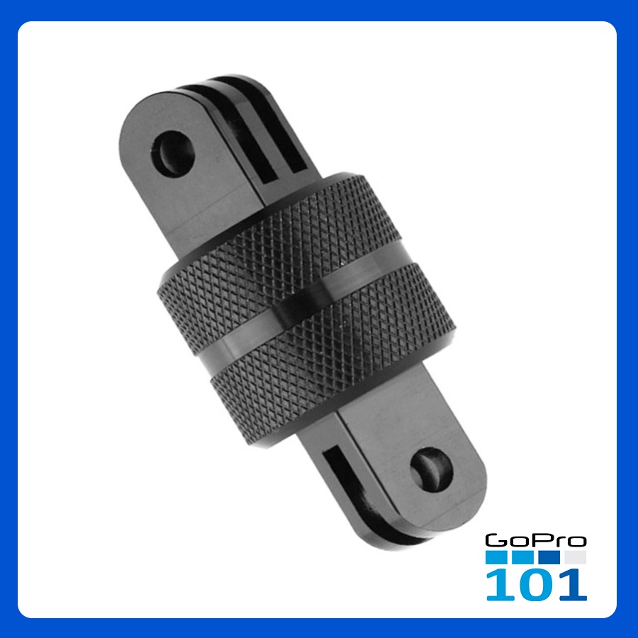 Mount Thép 2 Đầu CNC Xoay 360 độ cho máy quay hành động GoPro, Sjcam, Yi Action, Osmo Action - GoPro101