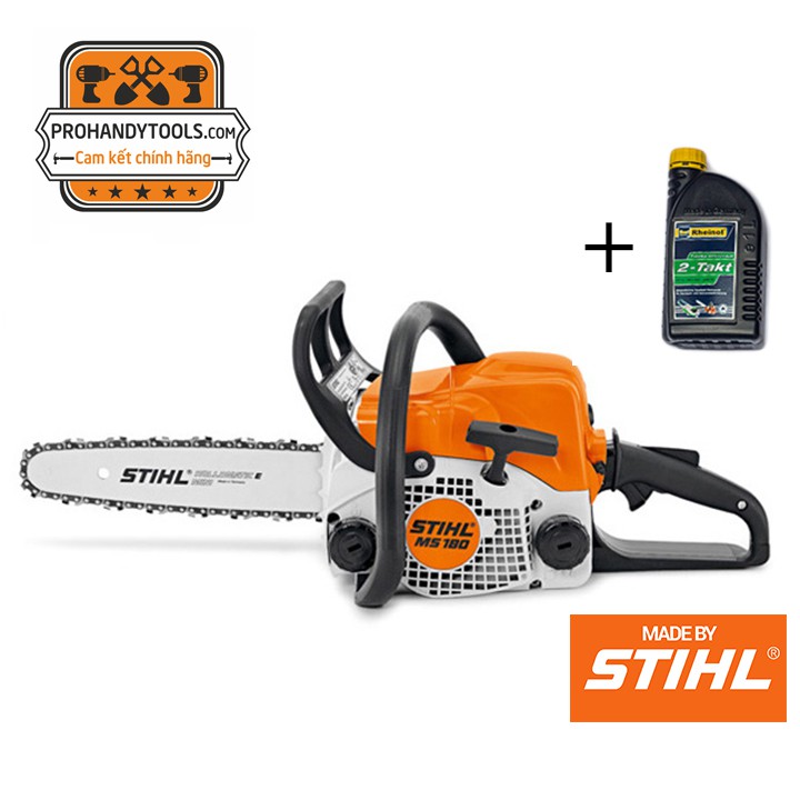Máy cưa xích stihl ms 180 đồng bộ lam xích 18in