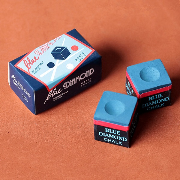 Lơ bida blue diamond hộp 2 viên độ bám cao, tẩy bi a dễ ăn phấn câu lạc bộ hanana