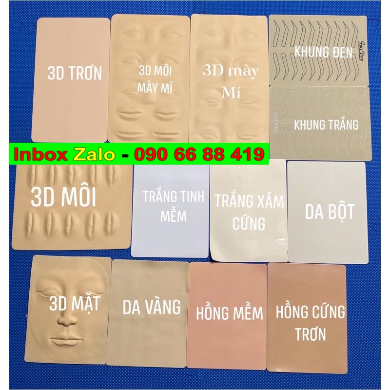 Da giả tập phun xăm điêu khắc - Da giả tập xăm 3D - Da giả 3D tập phun xăm điêu khắc