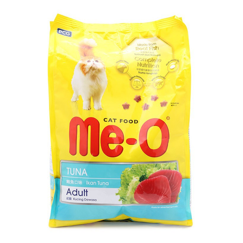 Thức ăn hạt Me-O cho mèo trưởng thành vị cá ngừ Meo-Cat Tuna Flavor 350g