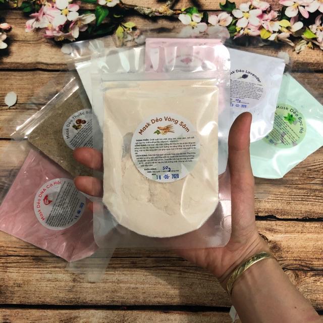[HCM]Mặt Nạ Dẻo Vàng Sâm Nano Spa Chuyên Dùng - Sáng Da Mỹ Phẩm Thiên Nhiên Handmade