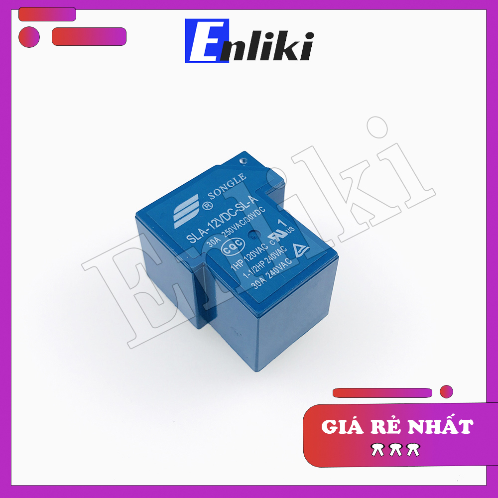 Relay 12v 30a - 4 chân