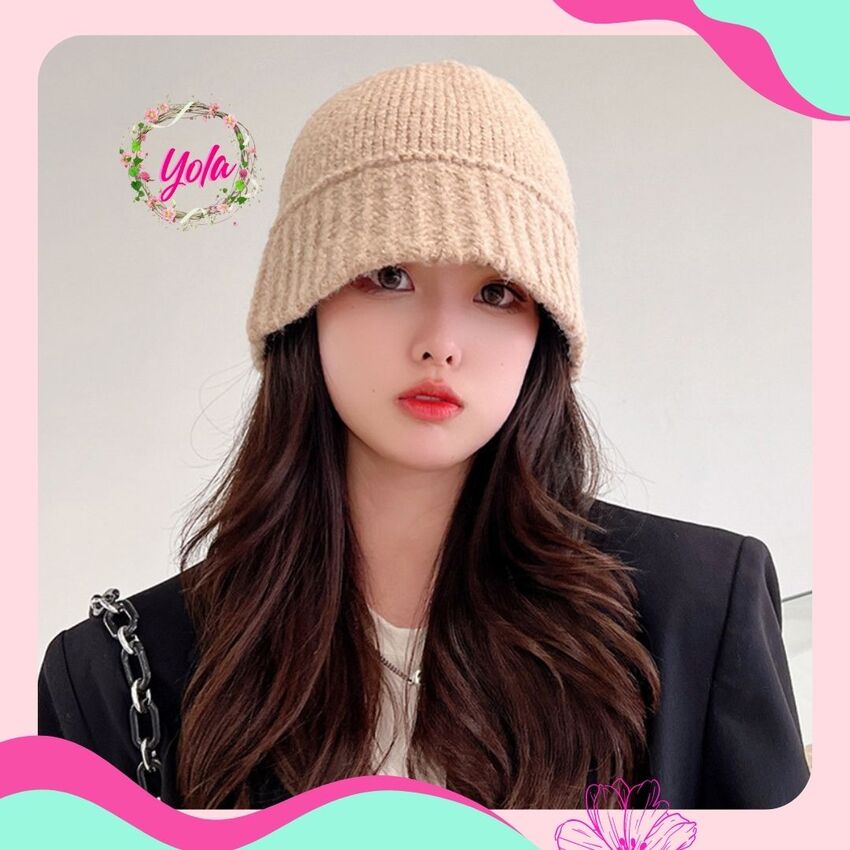 [FreeShip+Quà 3k] Mũ thời trang nữ Hàn Quốc Mũ len  YoLa MULE.003 trẻ trung , năng động, giữ ấm thu đông,Tặng ngay dây cột tóc 3k khi mua