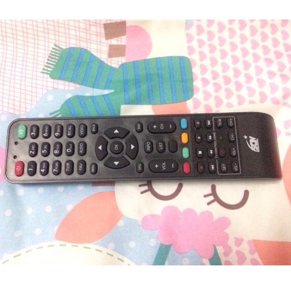 Remote đầu thu sctv