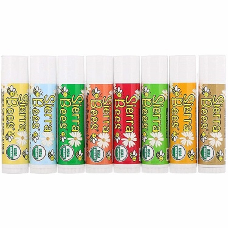 [HCM][Có sẵn] Son dưỡng môi hữu cơ 4.25g SIERRA-BEES [HÀNG-MỸ] Organic-Lip-Balm