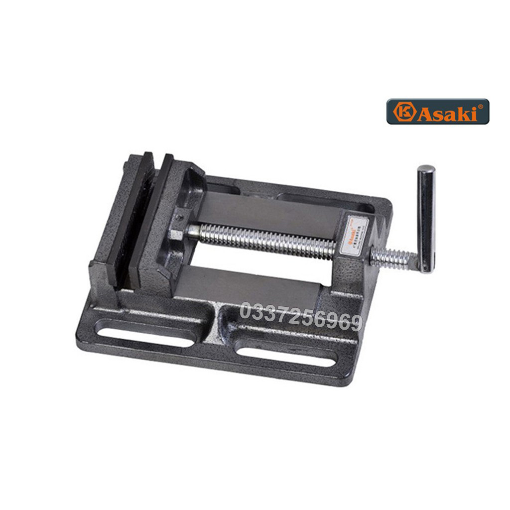 Ê tô bàn khoan 3inch/75mm ak-6285 asaki nhật bản cao cấp