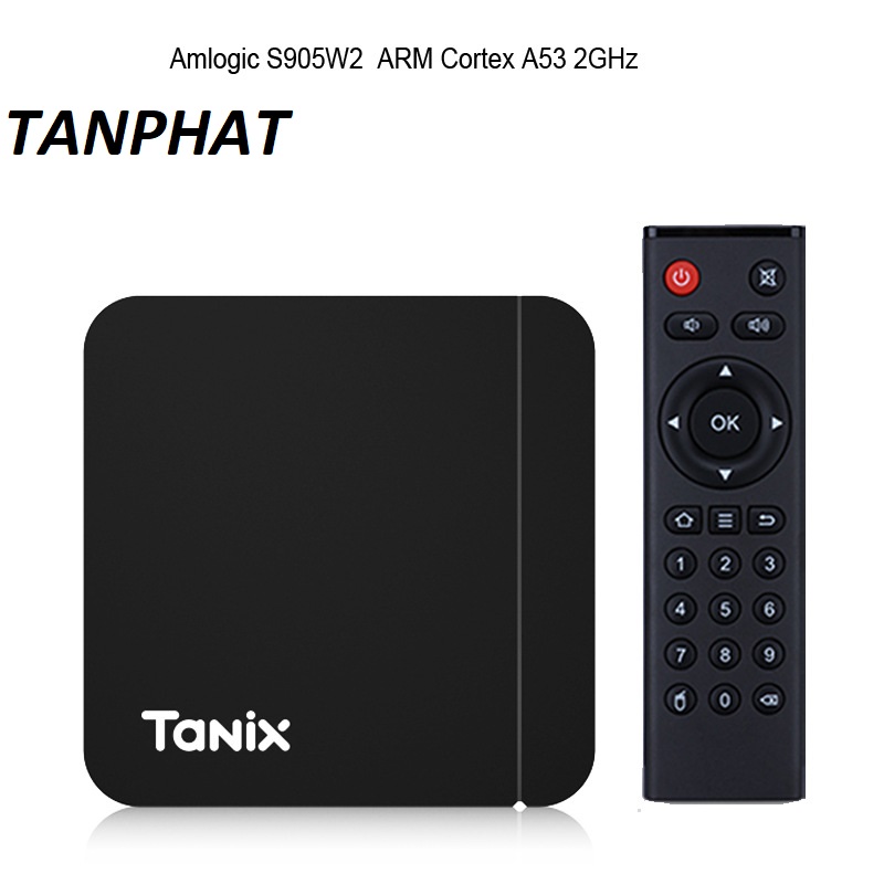 Android tv box tanix w2 - amlogic s905w2, android 11, ram 2g/16g wifi ac bluetooth