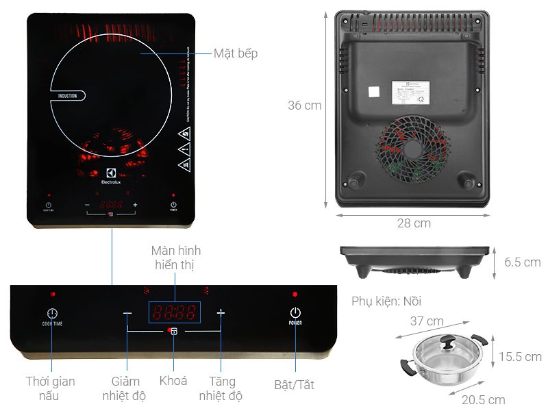 Bếp từ Electrolux ETD29MKC
