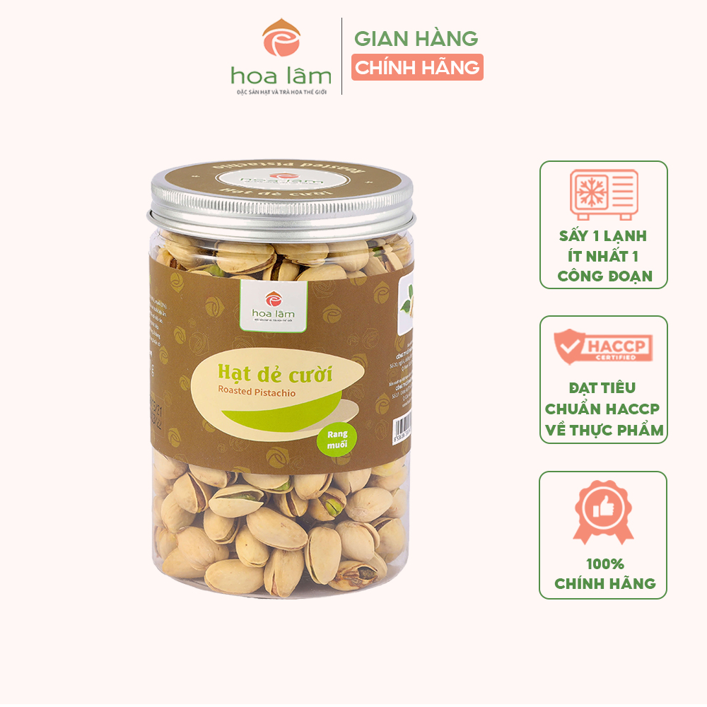 Hạt dẻ cười Mỹ, hạt dẻ cười Hoa Lâm không tẩy trắng, không chất bảo quản, không màu nhân tạo 500gr