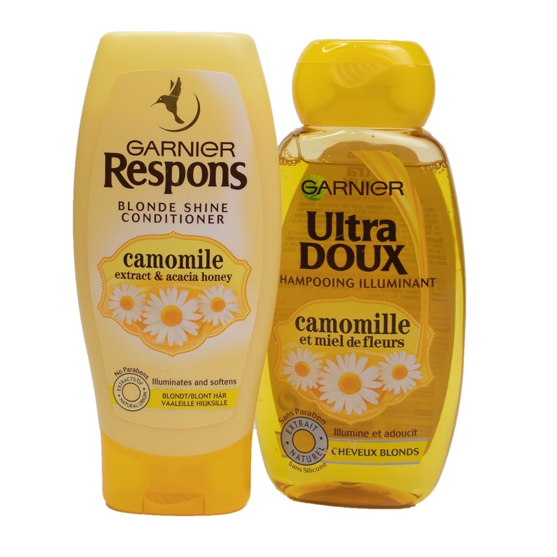 Bộ Dầu gội Xả Garnier Camomille Hoa cúc mật ong - Đức