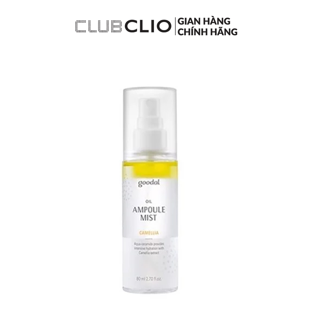 Xịt khoáng goodal oil ampoule mist camellia 80ml