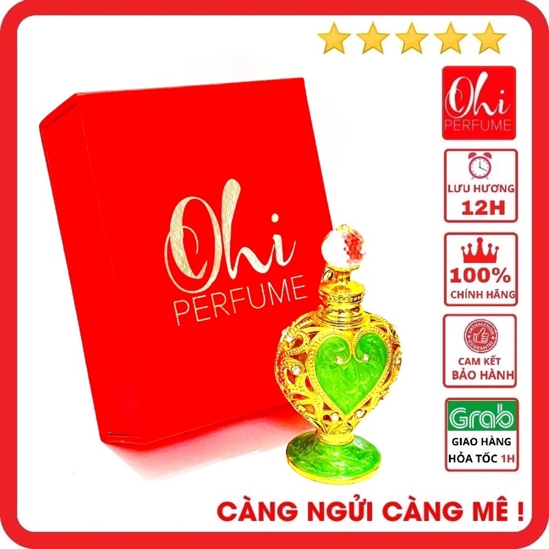 [Nhập RAISINGSTAR18, giảm 30k cho đơn 99k]Hồ Chí Minh Tinh Dầu Nước Hoa Cao Cấp Chính Hãng - Ohi Lovely 15ml - Mùi Hương Cực Kỳ Quyến Rũ - Thời Gian Lưu Hương Cực Lâu 24H ! Hàng sẵn sàng