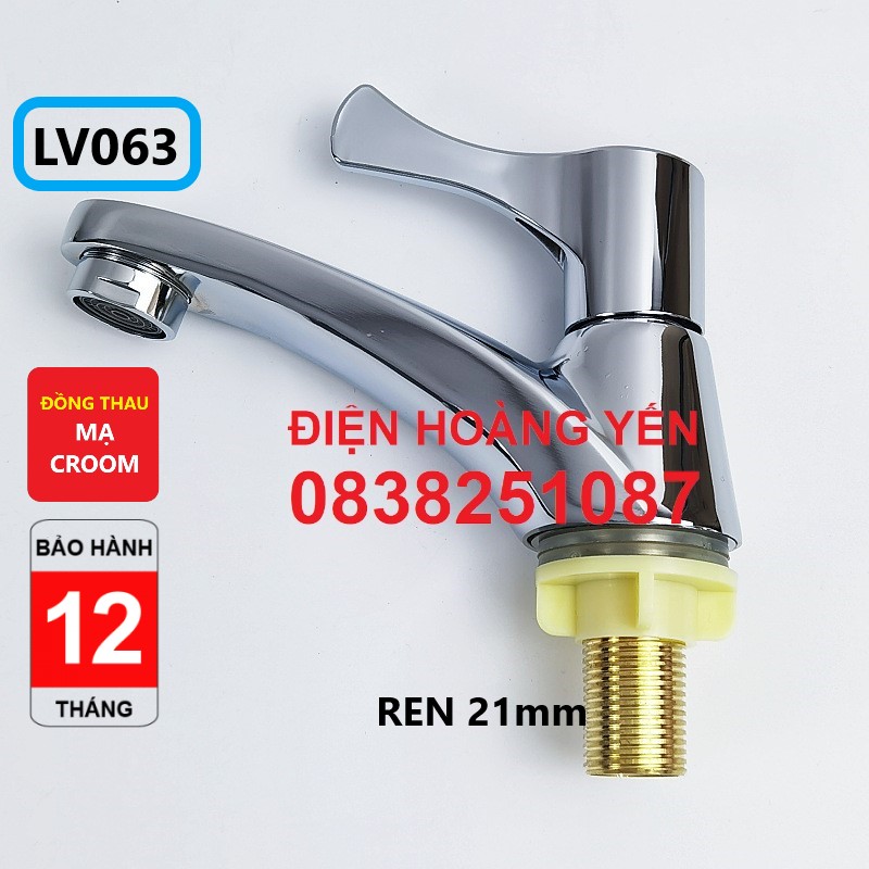 Vòi Rửa Mặt Lavabo Lạnh si Bóng Cao Cấp nước si dày sáng bóng, la si lạnh