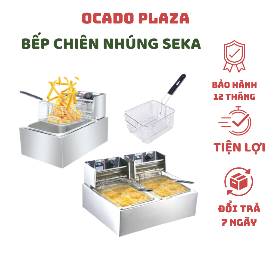 Bếp chiên nhúng đơn ngập dầu Sunny SN01 - Dung tích 6 lít
