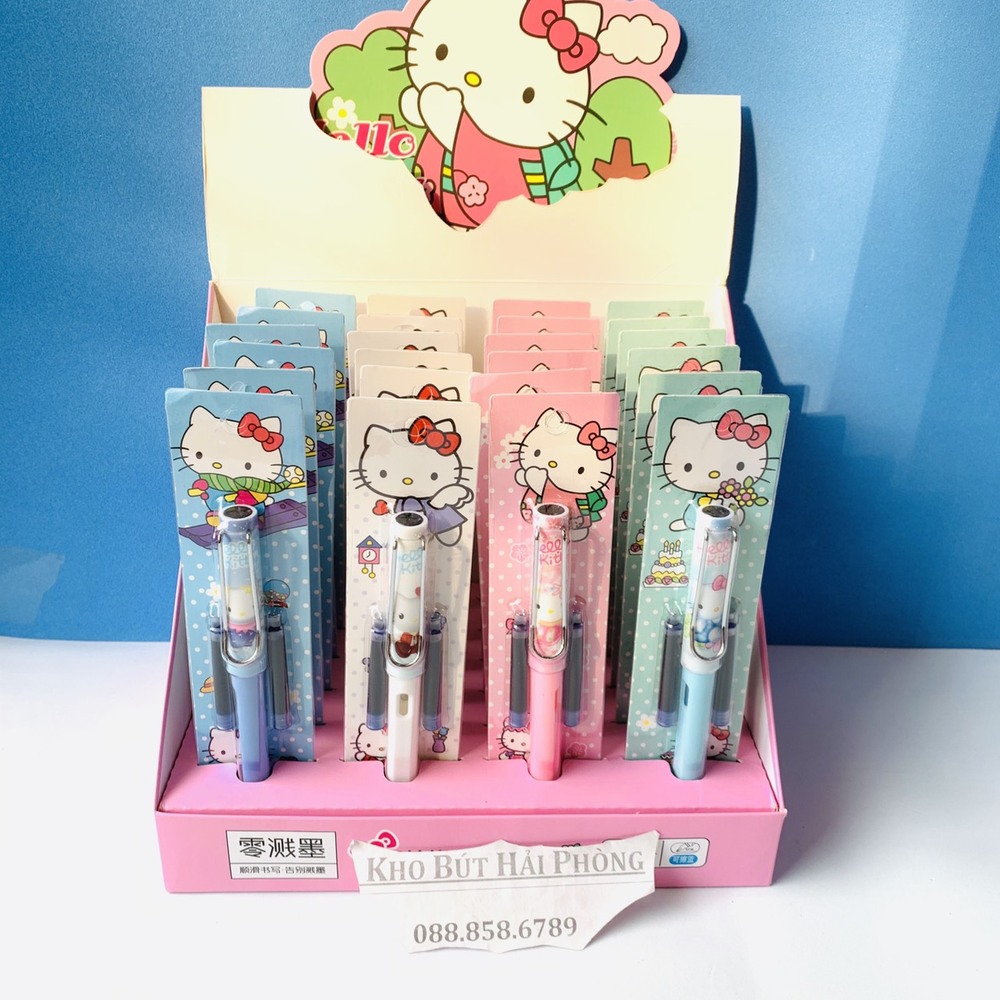 Bút máy hello kittty dạng vỉ