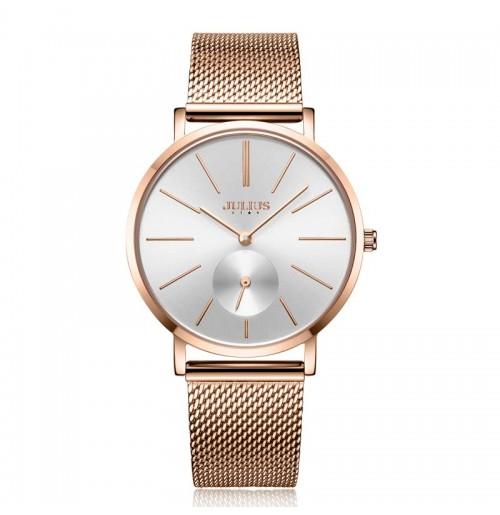Đồng hồ nữ js-022b julius star hàn quốc dây thép