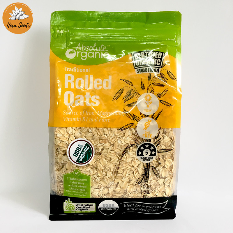 Yến Mạch Hữu Cơ Absolute Organic Rolled Oat (700g)