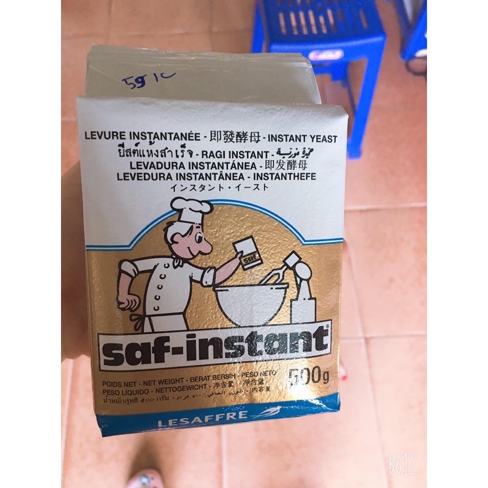 Men khô bánh ngọt saf-instant vàng 50gr