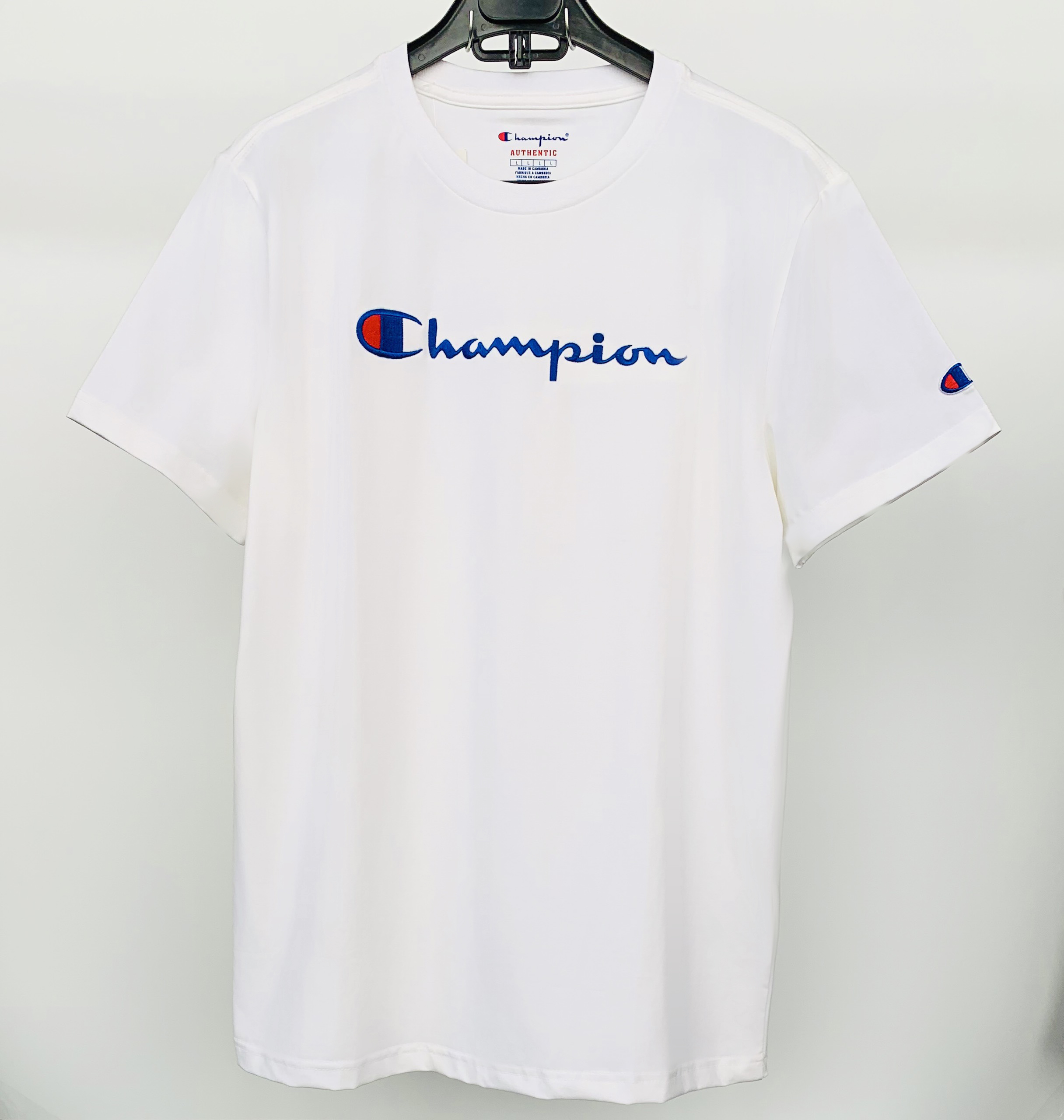 Áo thun unisex Hàn Quốc in logo Champio.ns đẹp vải dày mịn
