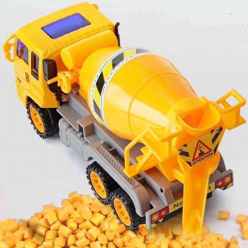 Xe trộn bê tông có bánh xe chạy đà cho bé VNTOY