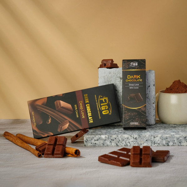 " dark chocolate 90% cacao 20g ít đường figo "