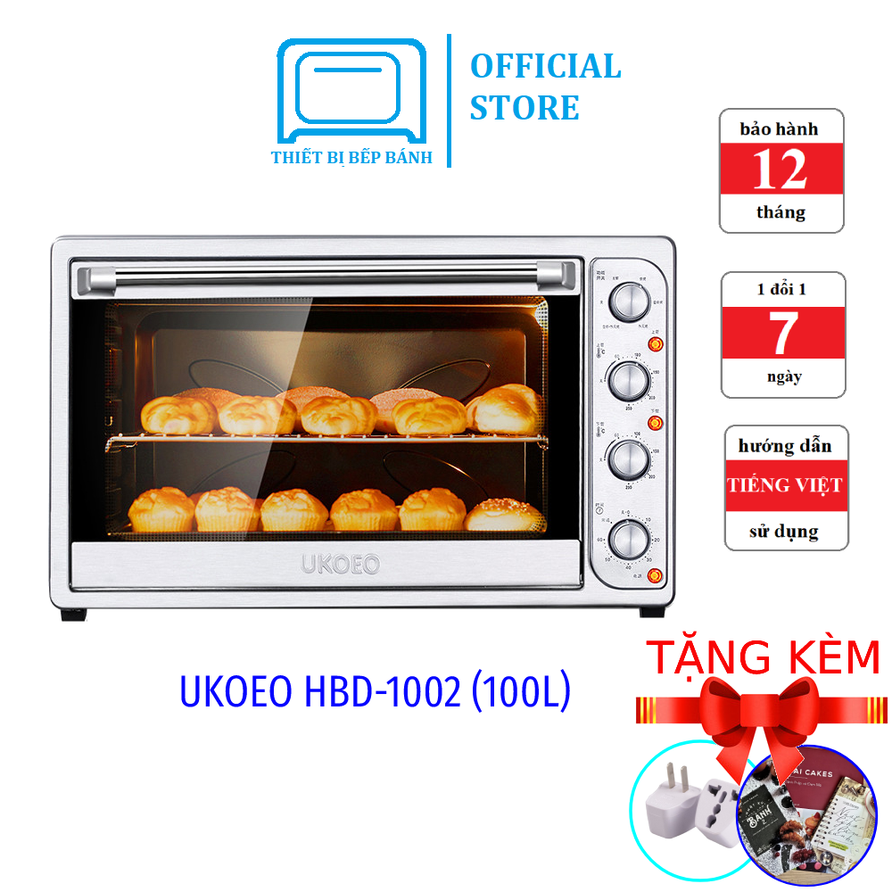 Lò nướng ukoeo 100l mã hbd-1002. nướng bánh mỳ, bánh bông lan, gato. hàng chính hãng, bảo hành 12 tháng